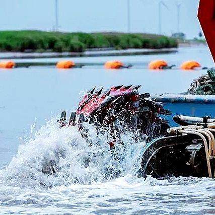挖泥船斗轮式挖泥船厂zs-1200家供清应大型河疏道浚设备河道淤船