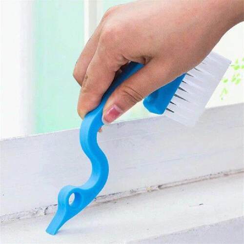 2 In 1 Windows Gap Household Cleaning Brush Flat Mouthed
