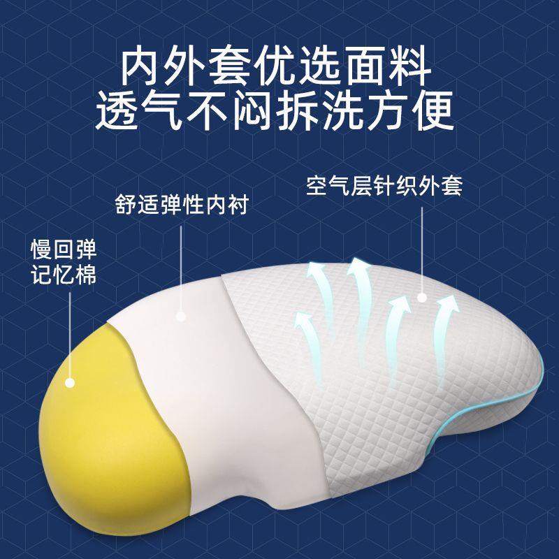 记忆枕太空棉枕记忆棉枕护颈枕慢回弹枕头不塌陷颈椎枕厂家侧睡