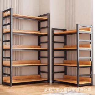 展超市货架单面中岛组双合文具店示架四柱钢772木售储物商用零货