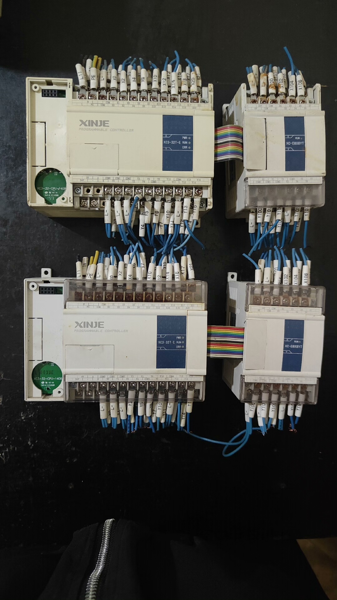 信捷PLC XC3-32T-E /XC-E8X8YT，拆机成