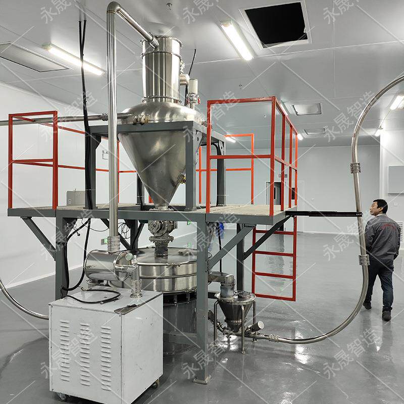 氧化钙粉末定量投料无尘输送设备车间配料设备全自动真空上料机