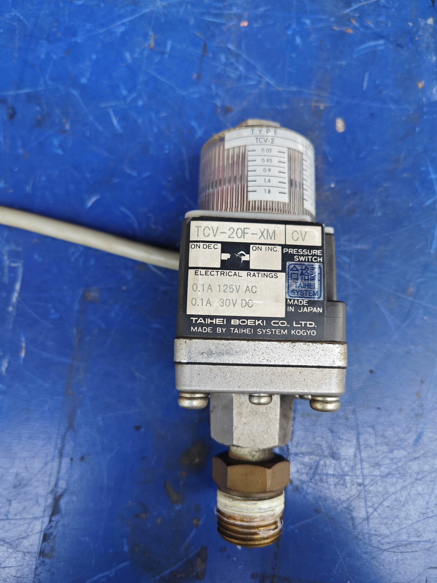 太平TAIHEI压力开关 TCV-20F-XM