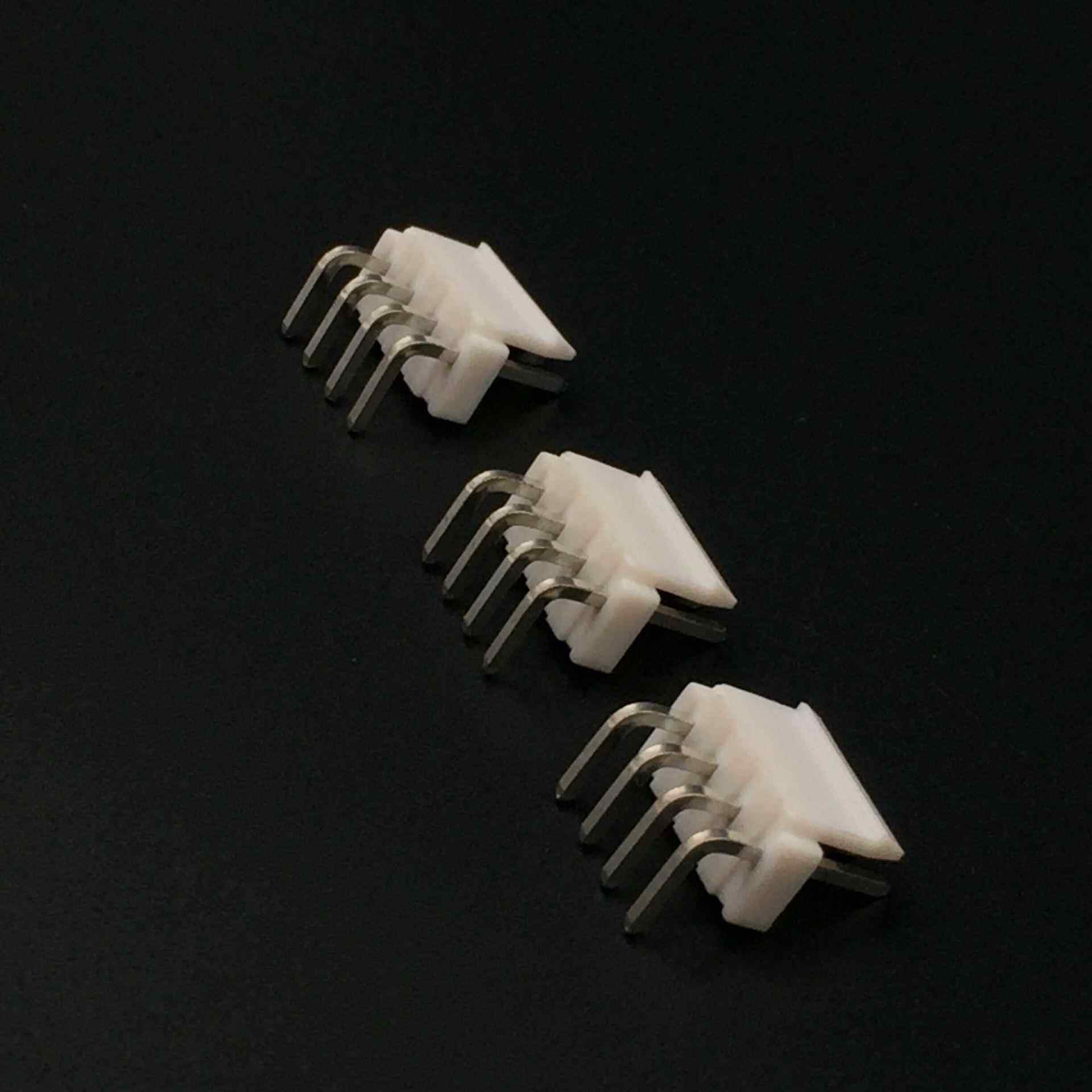 厂家直供mVH3.9646p弯针vh3.-4aw3.96m间9距4pin高MGG弯针座铜针