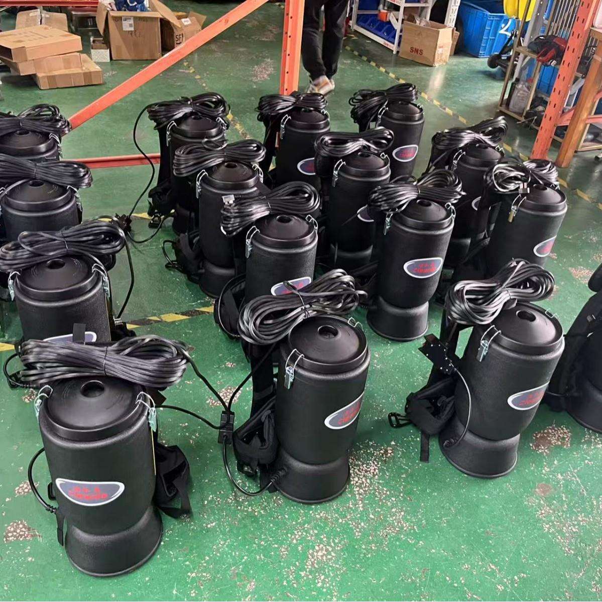 220V便携式肩背式吸尘器洁乐美JB12狭窄楼道高空粉尘颗粒清理用