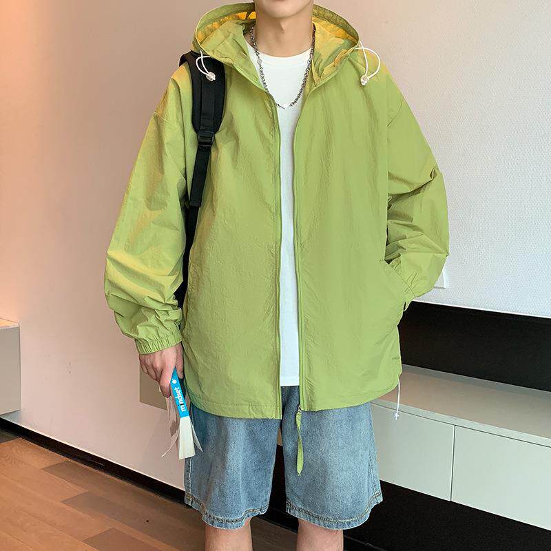 防晒衣女2024夏季新款户外薄款透气冰丝森系宽松防水防晒服皮肤衣