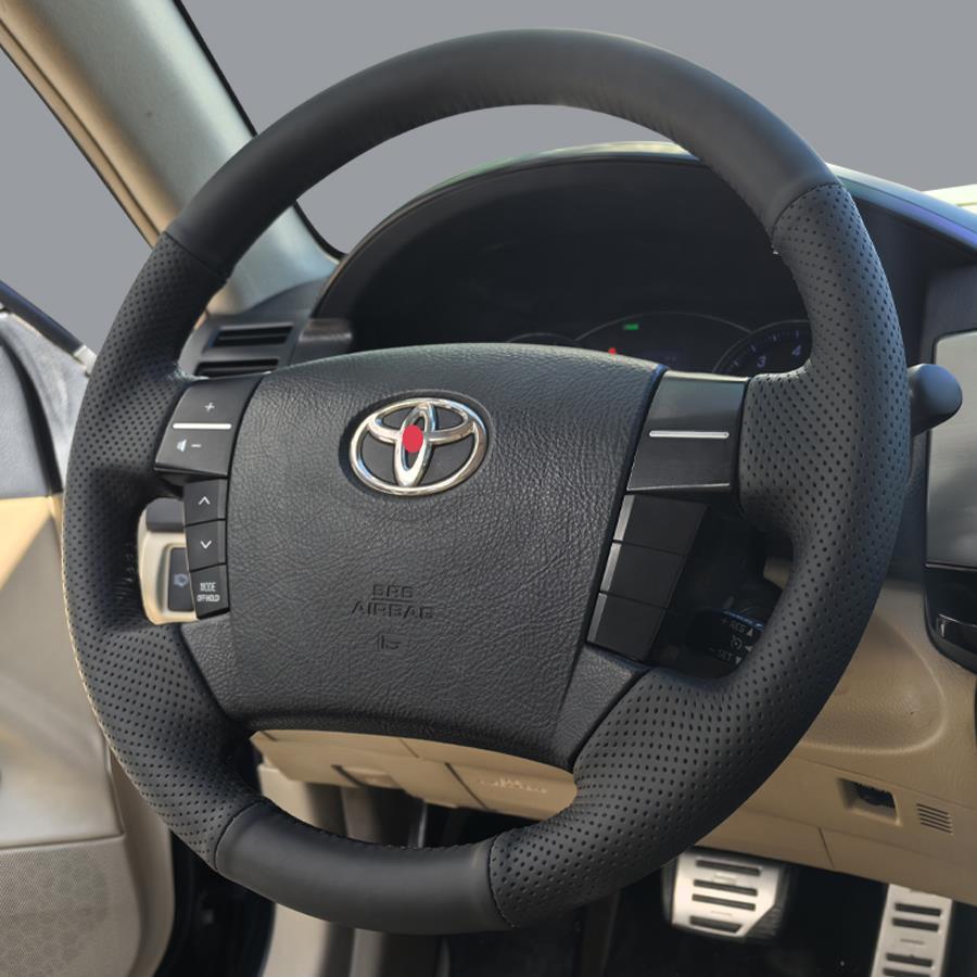 适用丰田老锐志方向盘套真皮05-06-07-08-10款把套专用手缝全包