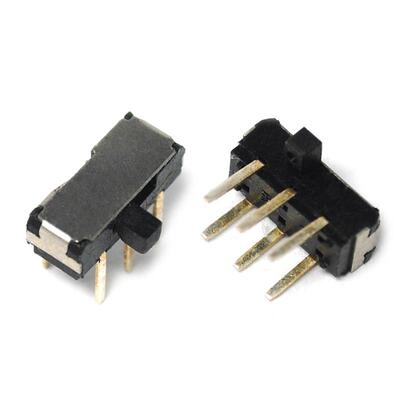 拨动开关 MSK-22D18 柄2MM 2P2T 2排二档6脚 卧式侧面拨动（5个）
