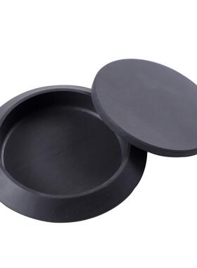 正品华济台带盖原石初砚天然国画5寸墨池墨盘墨碟多功能歙砚 初学