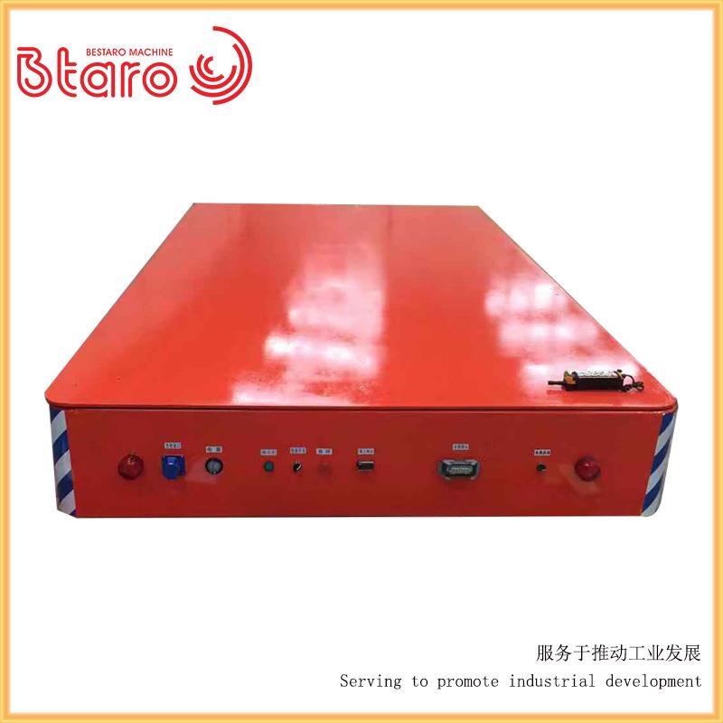 无轨电动平板车运输物料转运小车运输钢梁转运车蓄电池转运车