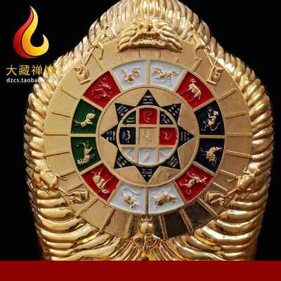 高档铜合相具金西藏佛密宗十相自在大牌摆件工艺家居饰品品民族品