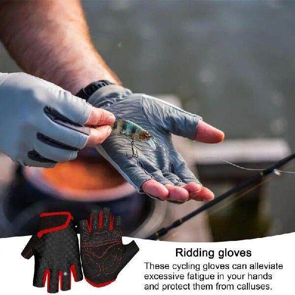 Bike Gloves Half Finger Cycling Gloves Gel Pads Bicycle