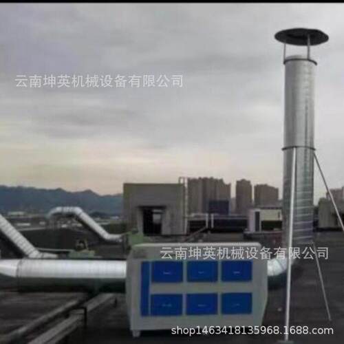 殡仪馆烟气过滤环保设备 耐温除烟尘 工业废气过滤除臭净化设备
