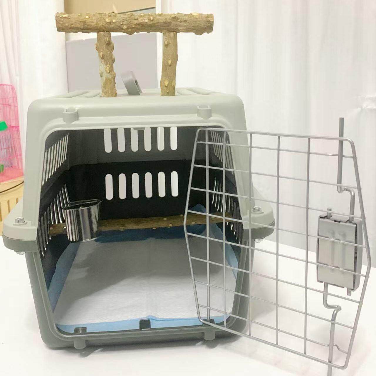 高端精品秃鼻航空箱红嘴航空箱白颈航空箱外出笼鸟类航空箱乌鸦