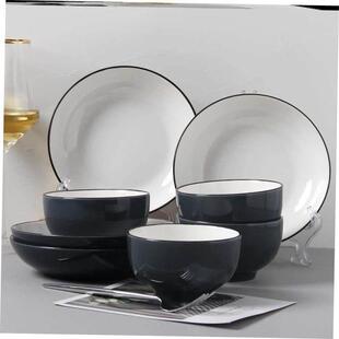 18-piece set of bowls and plates set of ceramic bowls 碗盘1