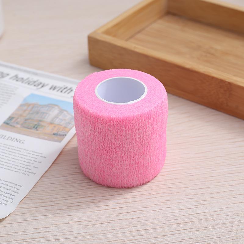 跨境自粘弹性绷带 护指绷带无纺布美甲手腕运动拳击防护包扎绷带