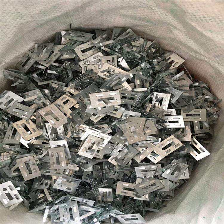 建筑 五金勾 铁丝网保温钉挂片 保温钉挂片 蚊香柱挂片 镀锌挂片