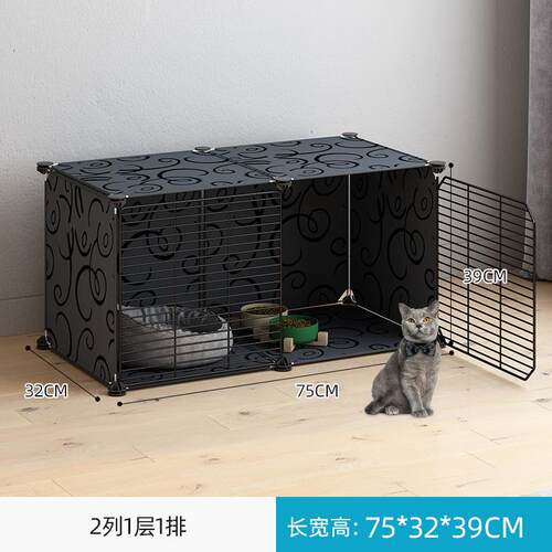 新款猫别墅两层宠物猫笼猫子家用笼室内猫带屋厕所一体幼猫窝猫咪