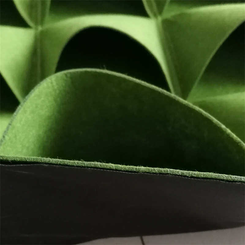 厂家毛毡种植袋 多款式毛毡花卉植物袋 立体壁挂式墙面美植袋