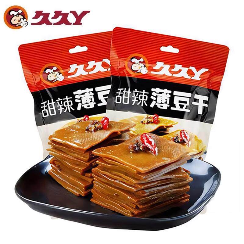 久久丫甜辣薄豆干 干185g手撕豆干 干麻辣香干 干特产豆制品解馋