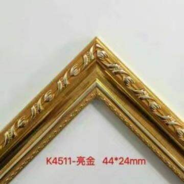 发泡线条白30RFM98金卡纸画十字绣边影楼白色字金色十字绣画相框