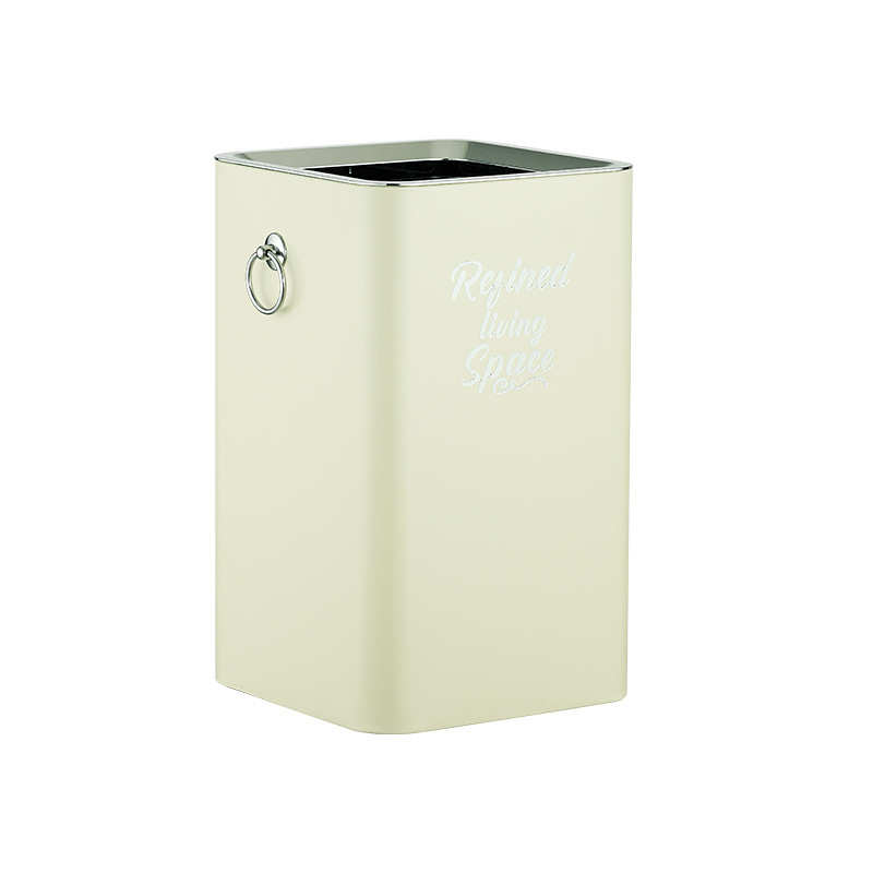 加宽口径款批发度假压垃圾桶方形网创意酒店圈垃圾桶不锈钢商用红