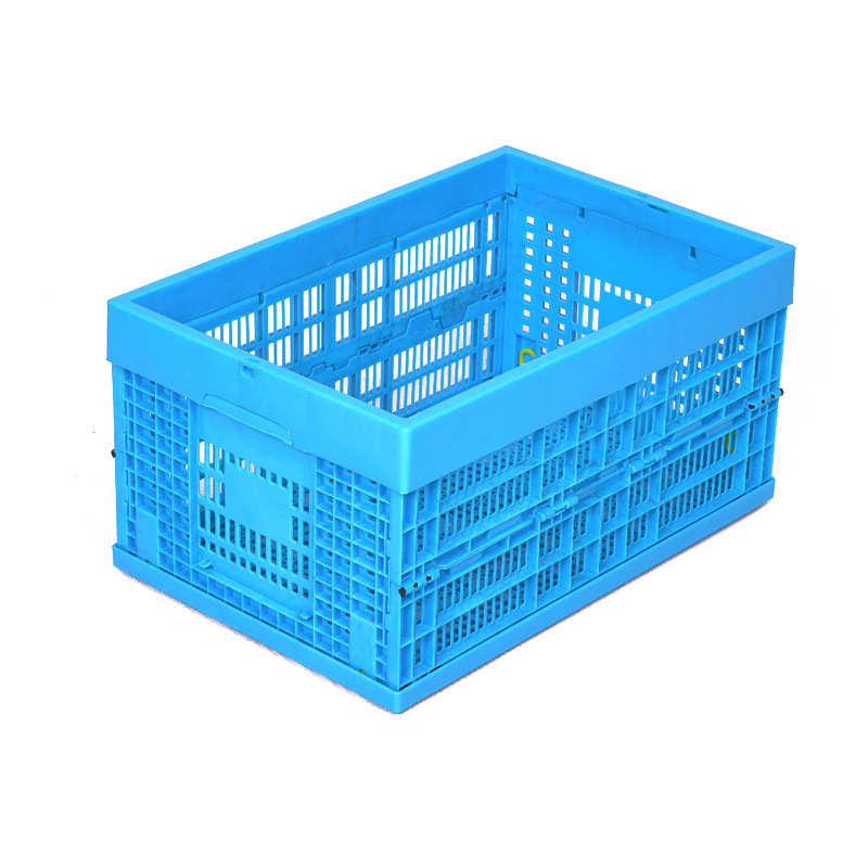 批发600-300塑料折叠筐箩周转箱物流果蔬筐多功能运输收纳塑胶框
