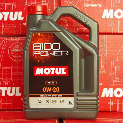 【新品】MOTUL摩特 8100 POWER 0W20 SP级 5L 进口酯类全合成机油