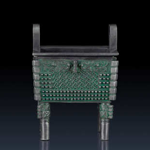 纯黄铜青铜器父戊鼎摆件铜鼎青铜鼎摆件办公室装饰品家居铜鼎礼品