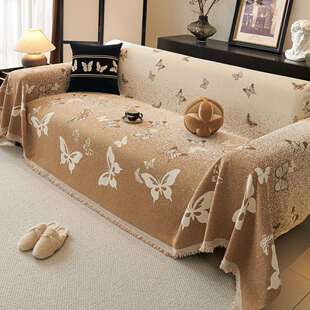 2026年流行新款沙发巾轻奢高级感皮沙发专用套罩全包防滑坐垫盖巾