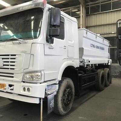 公路施工三七灰灰土拌合机消解灰撒料车施工效率高