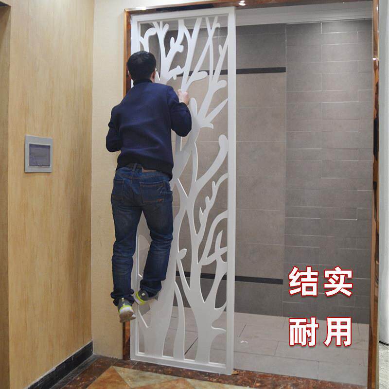 欧式屏风隔断客格厅现代空隔断饰花格PVC镂空雕829花板背镂景墙装
