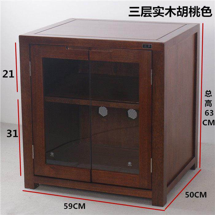 汇声五层实木玻璃门机柜 音响设备展示柜专业影音器材机架