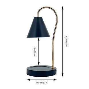 香薰熔蜡烛融蜡灯复古怀旧大理石融蜡灯家用创意台灯插电调光烛台