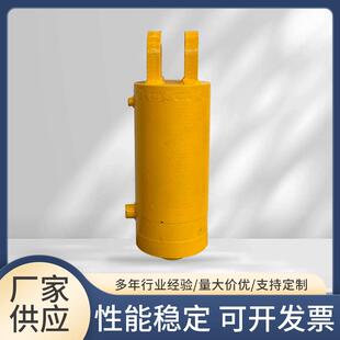 双向液压油缸油顶活塞杆镀铬杆千斤顶油压缸耳环伸缩式高压双作用