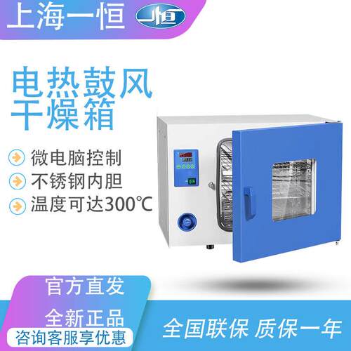 上海一恒电热鼓风干 干燥箱DHF-9030实验室用烘箱工业烤箱小型烘