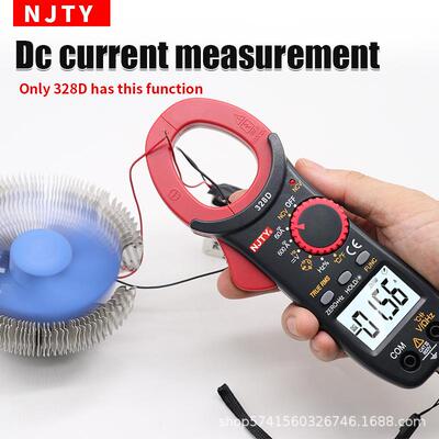 南京天宇TY-328D交直流电流电压数字钳形万用表温度频率电容NCV