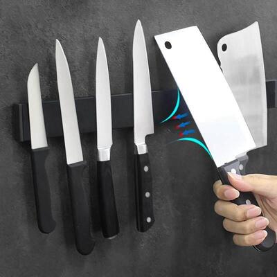 Magnetic suction knife holder storage rack kitchen knife ho