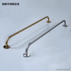 服装店不锈钢上墙正挂展示架男女童装壁挂衣架墙面挂衣杆墙上衣架