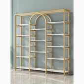 轻奢服装 店展示架美甲展示柜理发店展柜产品商用货架美容院置物架