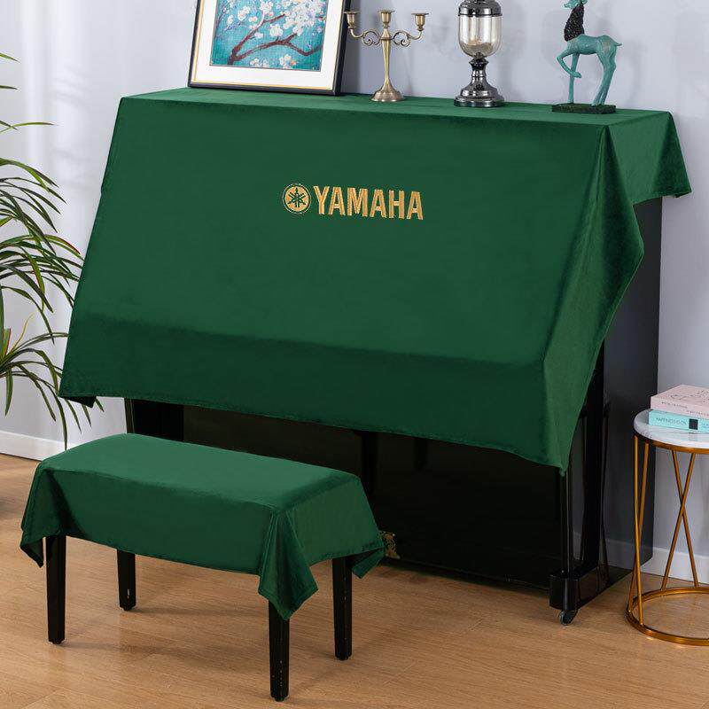 钢琴罩防尘罩半罩全罩田园简约时尚钢琴套盖布北欧琴凳套罩欧美式