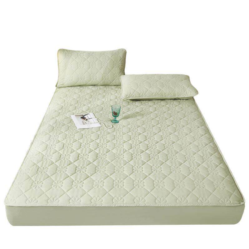 Cotton bed mattress cover bed sheets single bed sheet thick