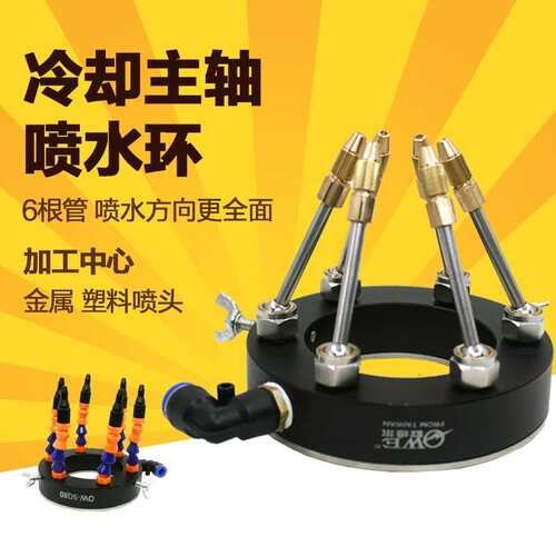 欧维尔owe-SQ80喷水环中心主轴喷水环喷头喷嘴万向冷却喷水塑料管