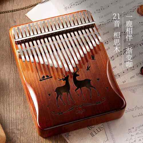 正品21音拇指琴卡林巴乐初学者17音式女生携五便手指姆钢琴复古正