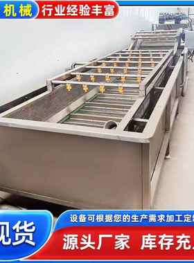 恩施大黄去泥去皮清洗机百合鹿茸气泡清洗机中草药清洗加工设备