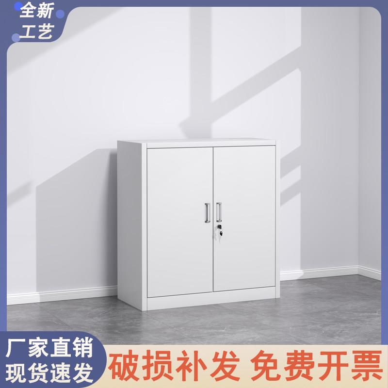 上海分双下节矮柜带锁钢制办公文件柜财务多层凭证柜档案柜更衣柜