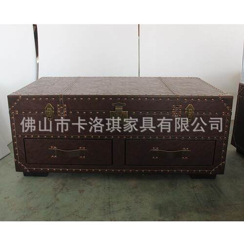 复古茶几设计师复古Loft金属家具 床尾凳储物柜 行李柜