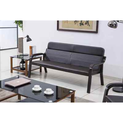 商会客排椅办公802A沙会发三人位休息椅等候椅公共议连务排条椅简