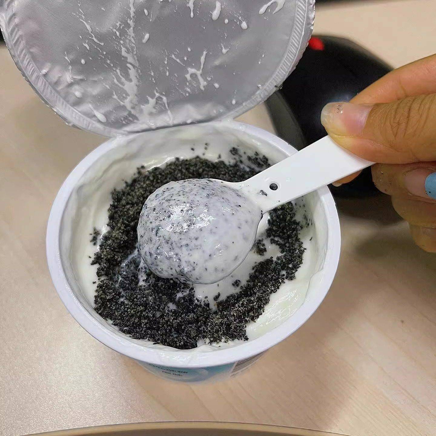 舌香磨黑芝麻核桃碎粒粉黑芝麻核桃粉配酸奶干芝麻酱