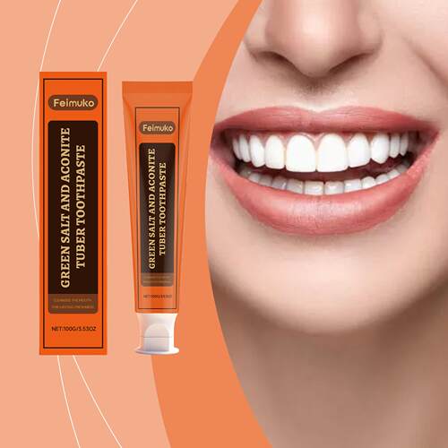 Feimuko Blue Salt Care Toothpaste - Gentle ingredients for c